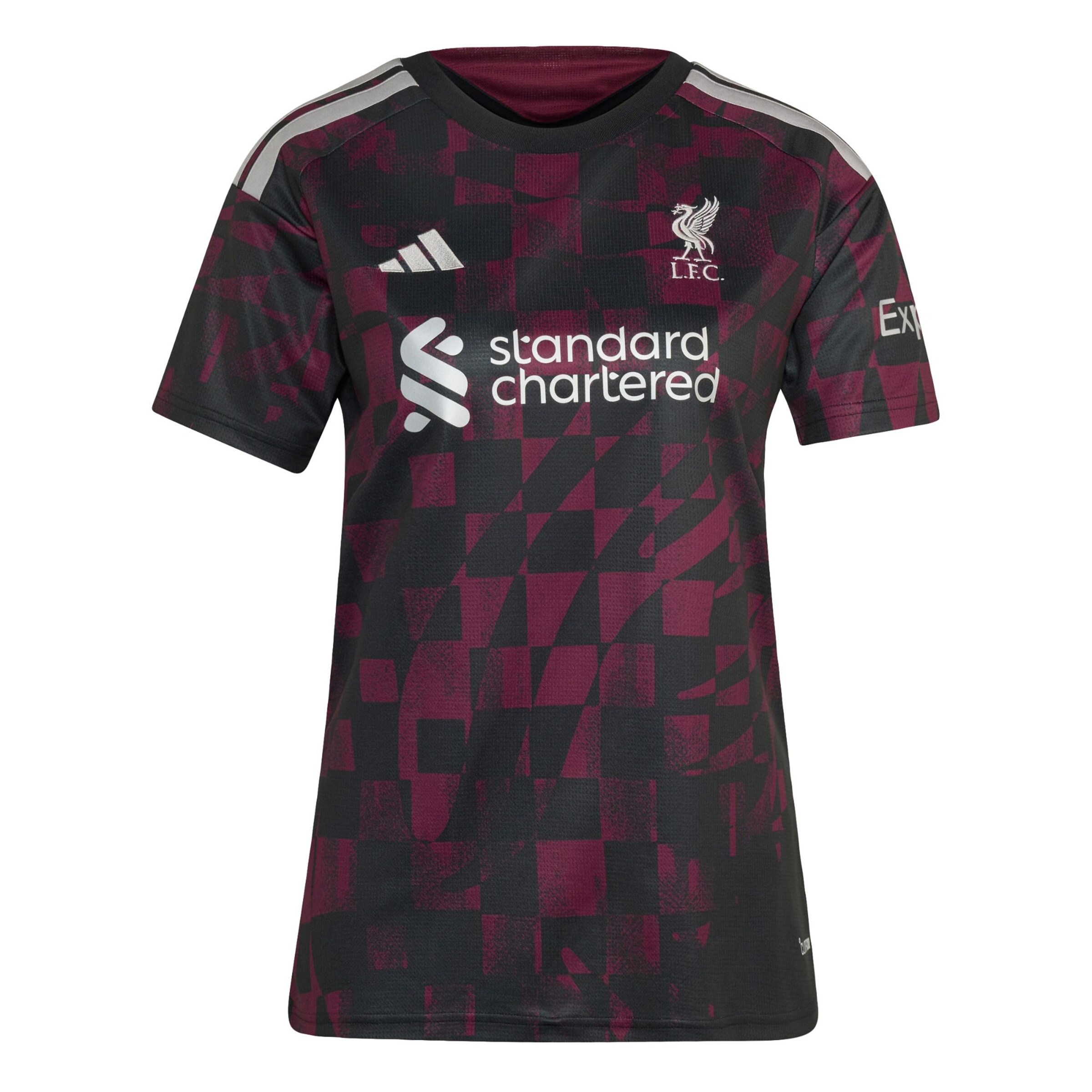 ADIDAS PERFORMANCE Functioneel shirt 'FC Liverpool 26/27' in L in de kleur Wijnrood / Zwart / Wit, Productweergave