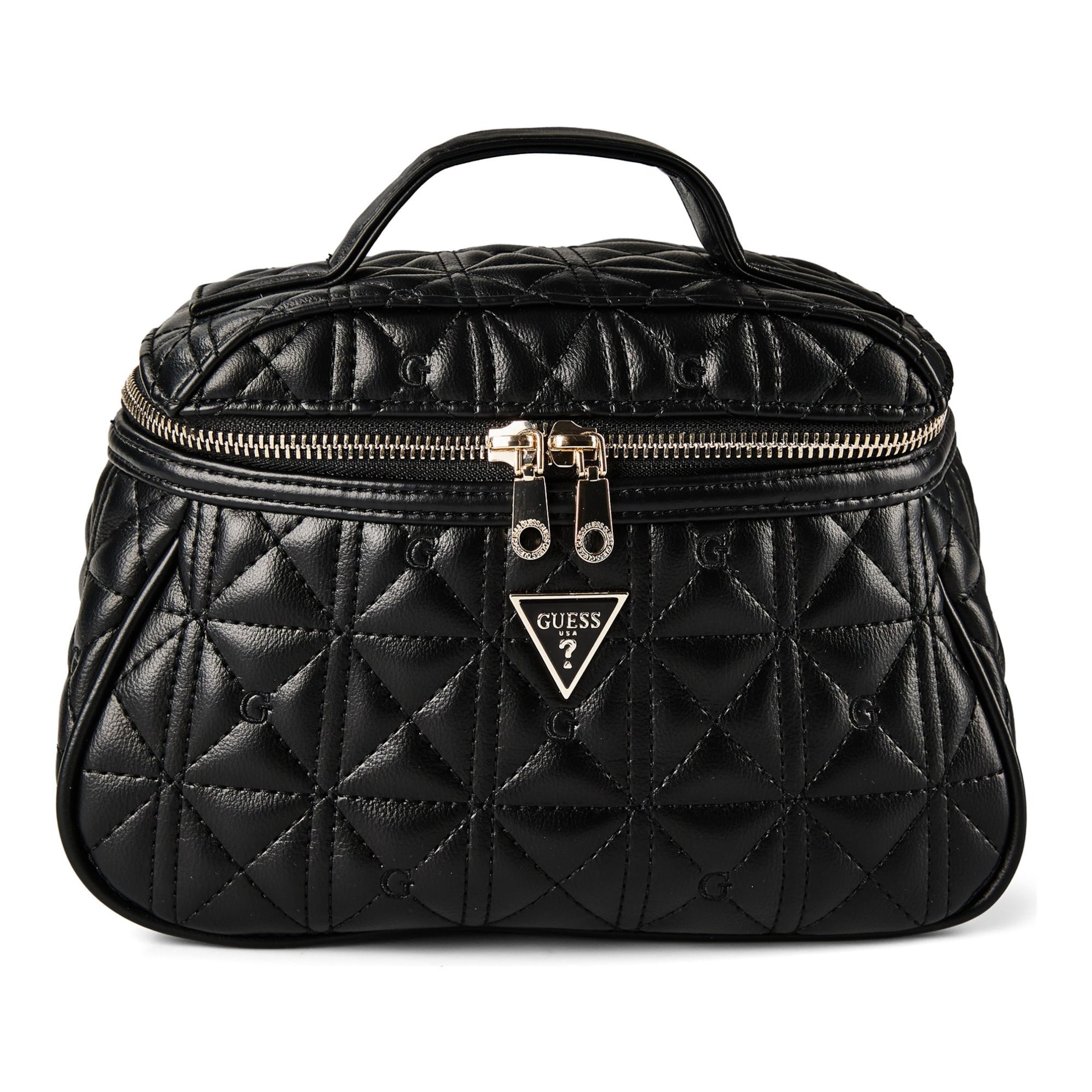 Trousse de maquillage GUESS en noir : devant