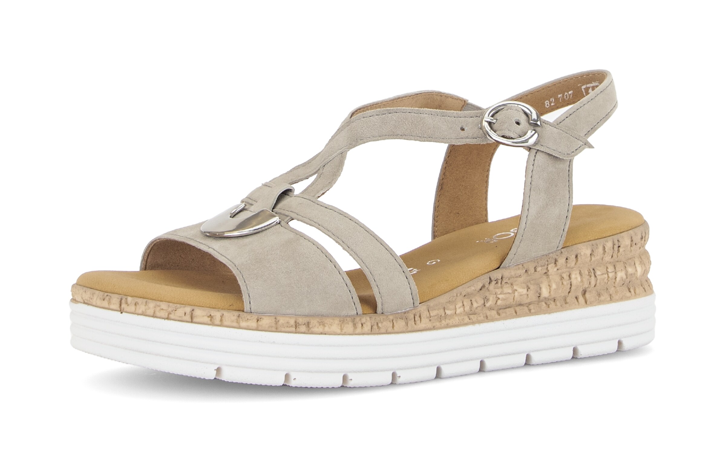 GABOR Sandals in Grey: front