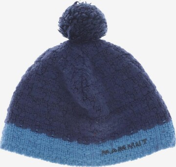 MAMMUT Hat & Cap in One size in Blue: front