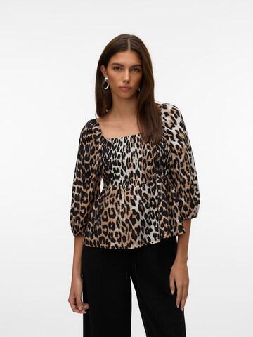 VERO MODA Blouse 'VMJOSIE' in Beige: front