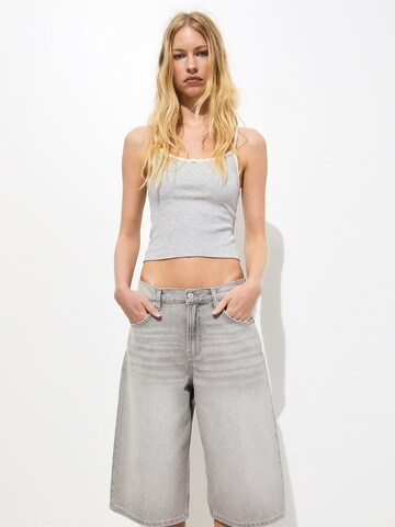 Wide leg Jeans di Pull&Bear in grigio