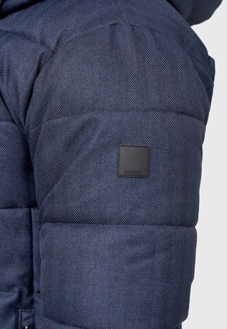INDICODE JEANS Winterjas ' Hebert ' in Blauw