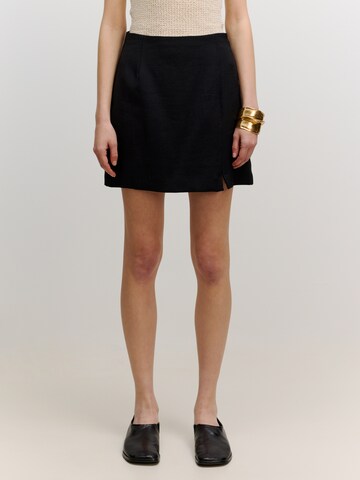 EDITED Spódnica 'Ellinor' w kolorze czarny: przód