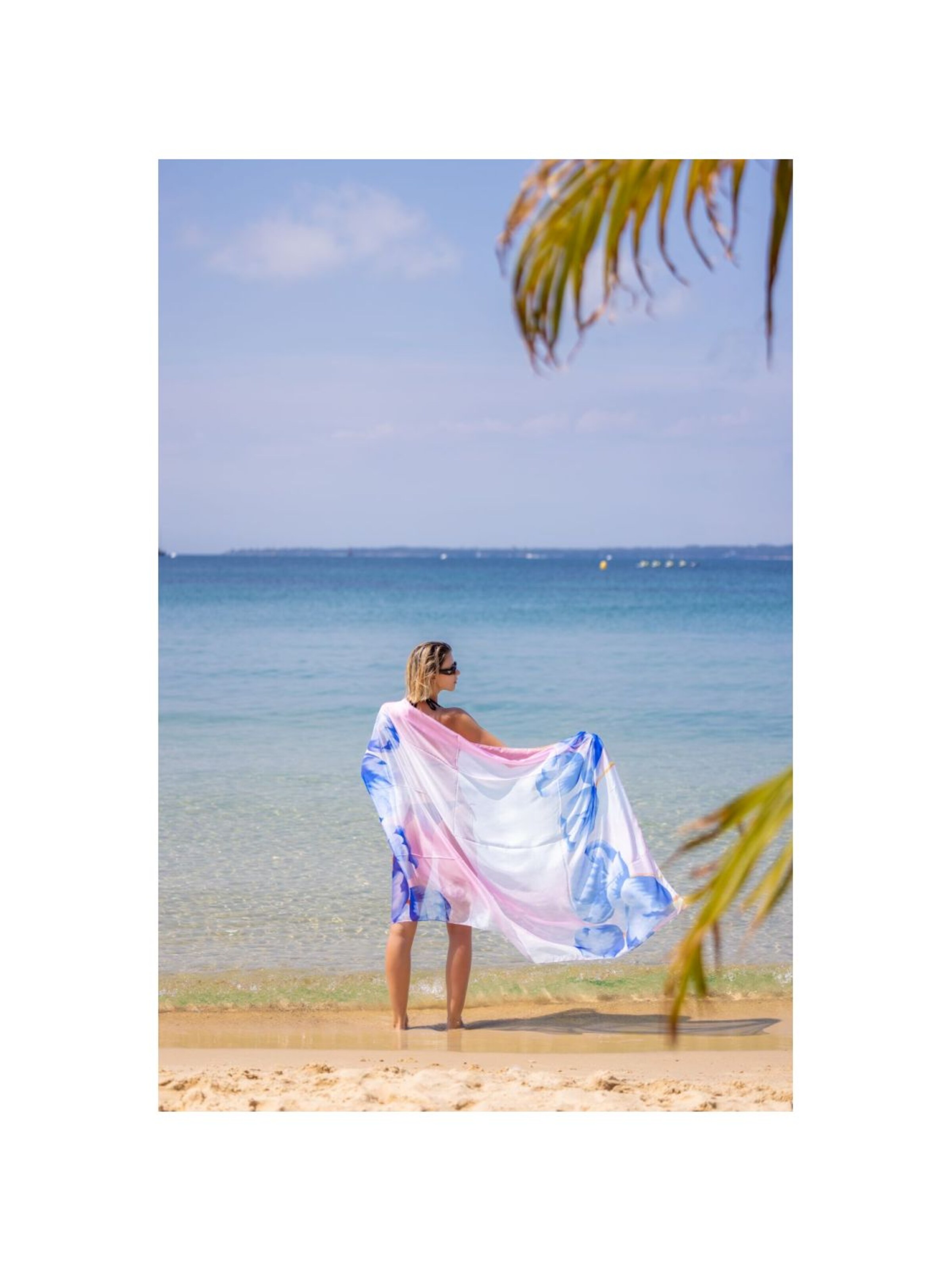 alberto cabale - Vestido de playa 'FABIOLA' en azul