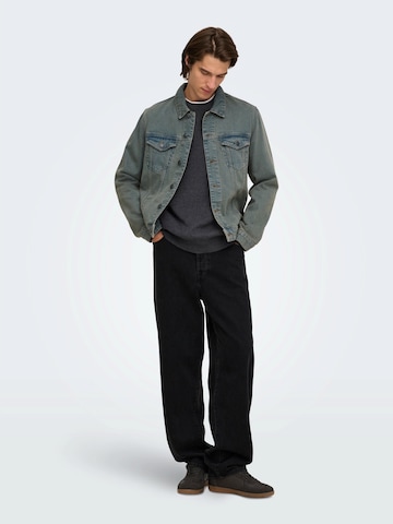 Pullover 'ONSVILLAS' di Only & Sons in grigio