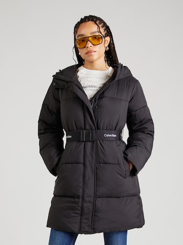 Veste d’hiver Calvin Klein Jeans en noir : devant