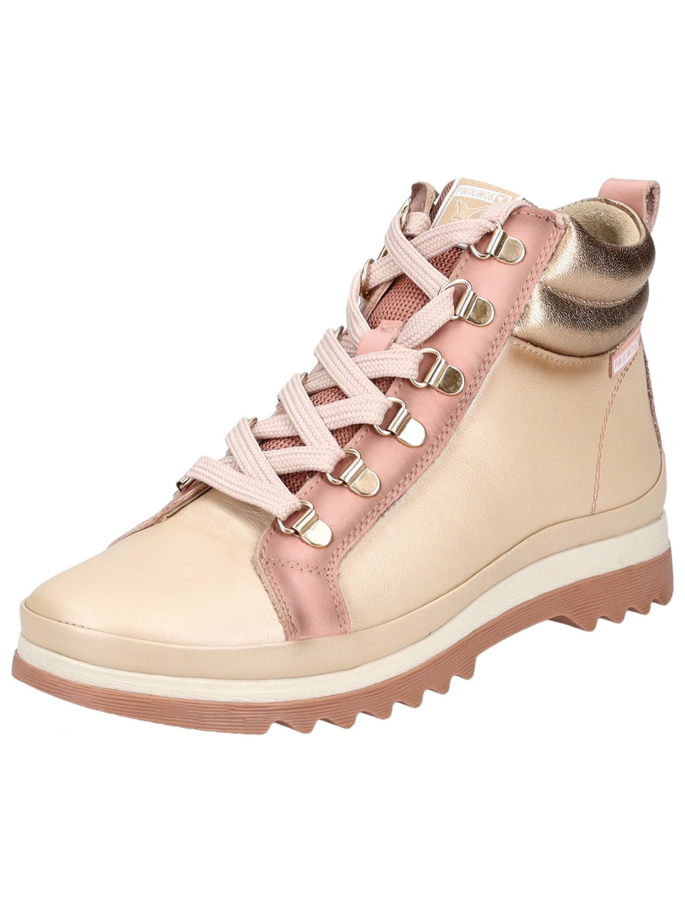 PIKOLINOS Schnürstiefelette in Beige: Vorderseite