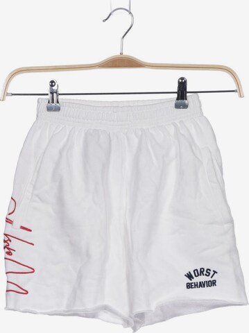 WRSTBHVR Shorts in XS in White: front
