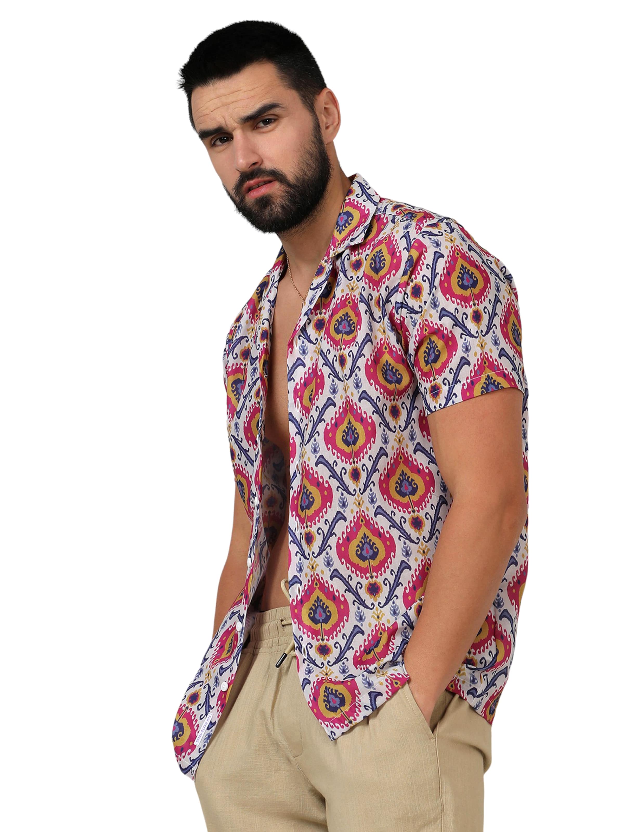 Campus Sutra Klasický střih Košile 'Erik' – mix barev