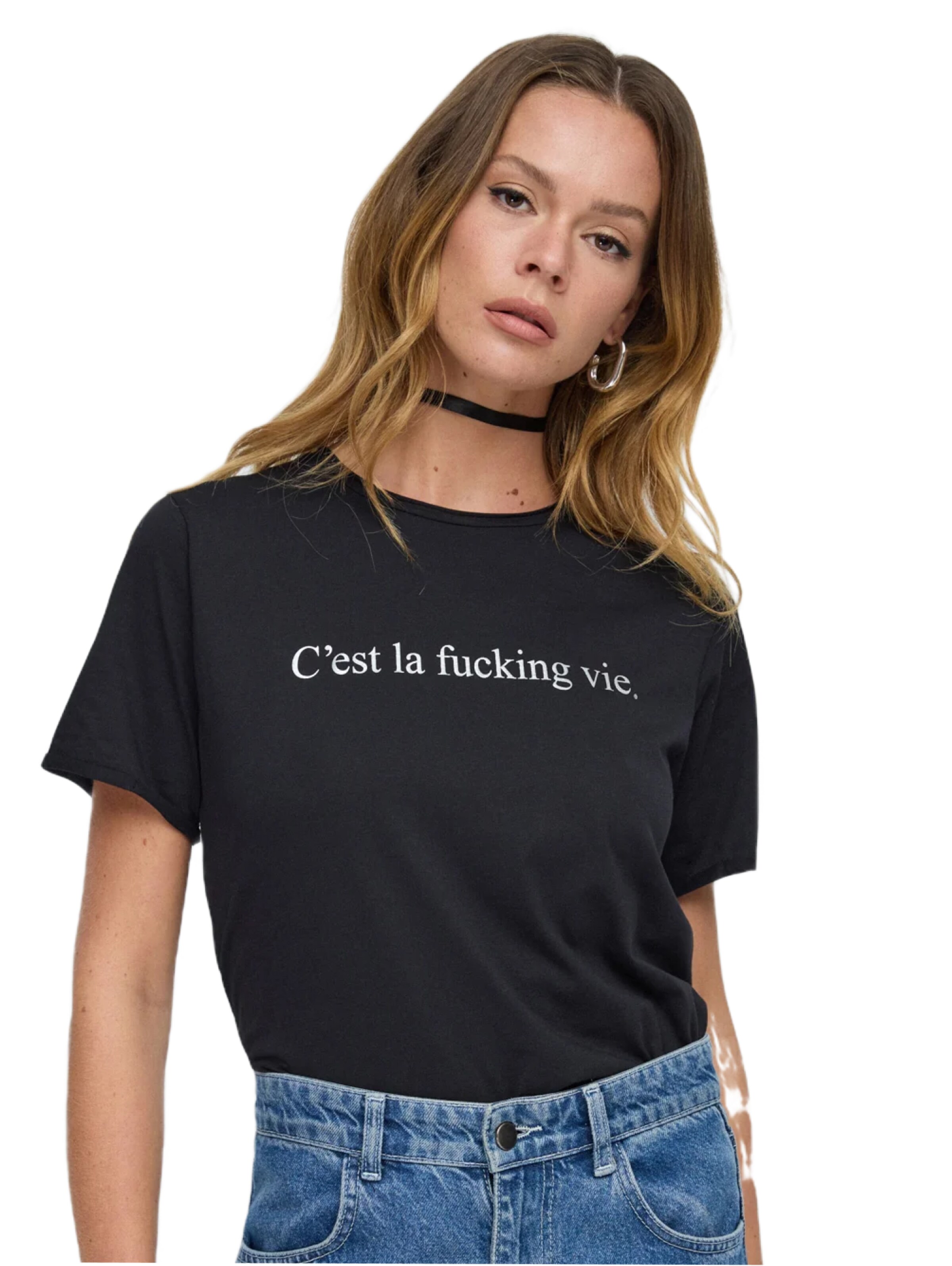 No Matter What Shirt in Zwart