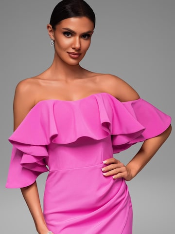 Ombre Evening dress in Pink