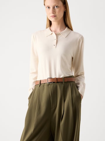 MOS MOSH Bő szár Élére vasalt nadrágok 'MMCharlize' - zöld