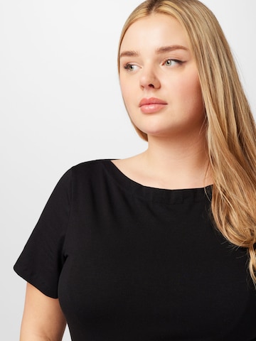 Vero Moda Curve T-Shirt 'Vanda' in Schwarz