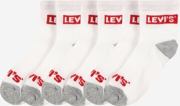 Chaussettes Levi's Kids en blanc : devant