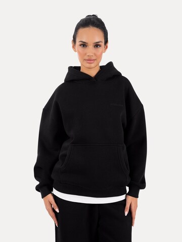 Smilodox Sweatvest in Zwart: voorkant