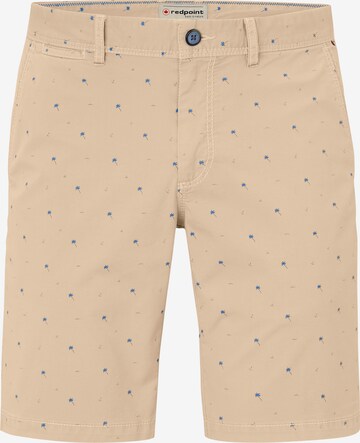 REDPOINT Chino Pants in Beige: front