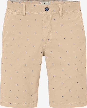 REDPOINT Slimfit Hose in Beige: predná strana