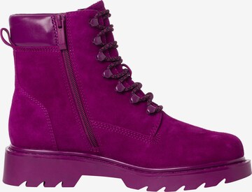 TAMARIS Lace-Up Ankle Boots in Pink