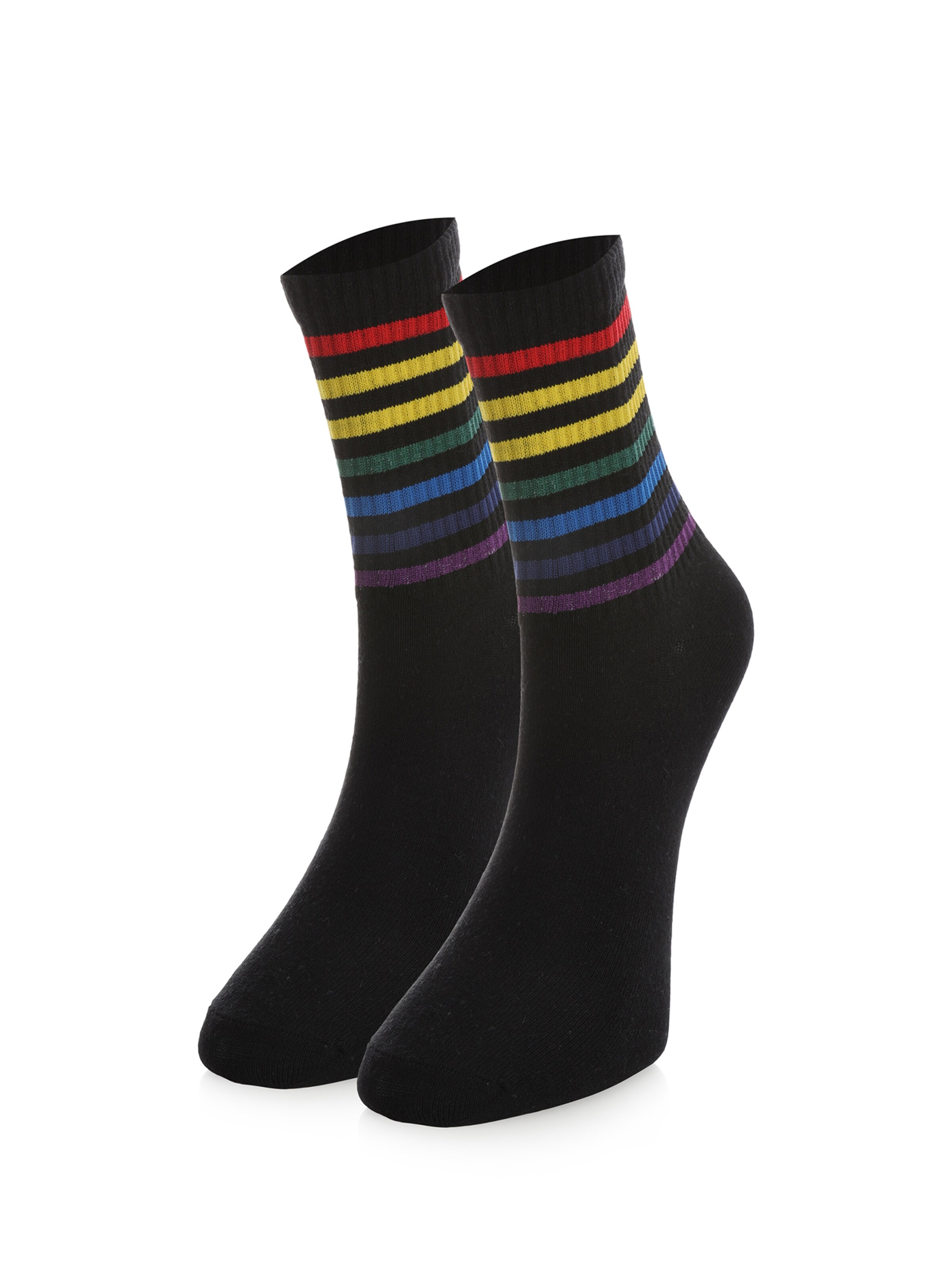 Crea Socks Socken 'Hochschule'‌‌‌‌‌‌‌ in Schwarz