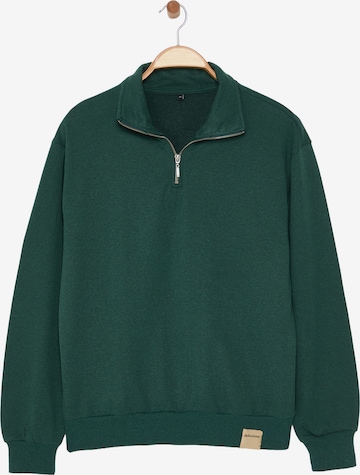 Trendyol Sweatshirt i grön: framsida