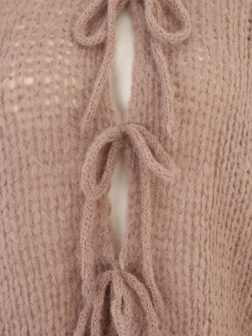 Vero Moda Petite Πλεκτή ζακέτα 'VMALOA' σε γκρι