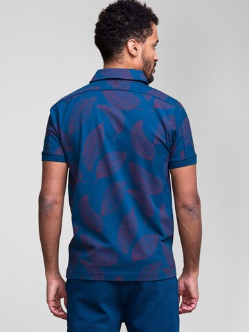 4funkyflavours Poloshirt 'Rose In The Dark' in Blau