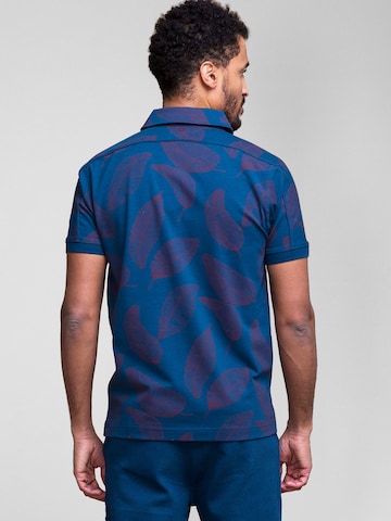 4funkyflavours Poloshirt 'Rose In The Dark' in Blau