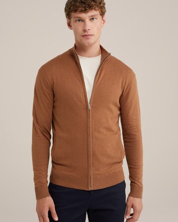 WE Fashion Knit cardigan in Brown