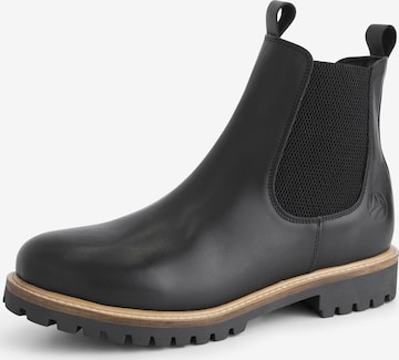 Travelin Chelsea Boots 'Randers' in Black: front
