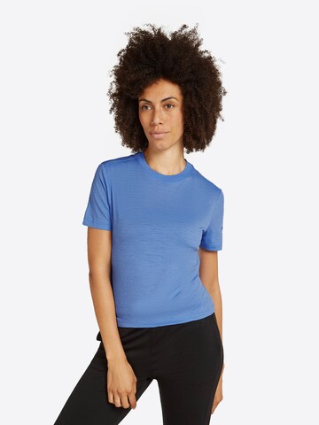 Maglia funzionale di ICEBREAKER in blu: frontale