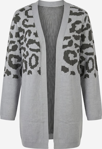 ABOUT YOU Strickjacke 'Corinna' in Grau: Vorderseite
