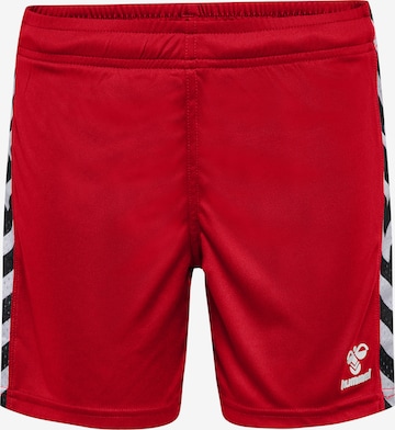 Hummel Sportbroek in Rood: voorkant