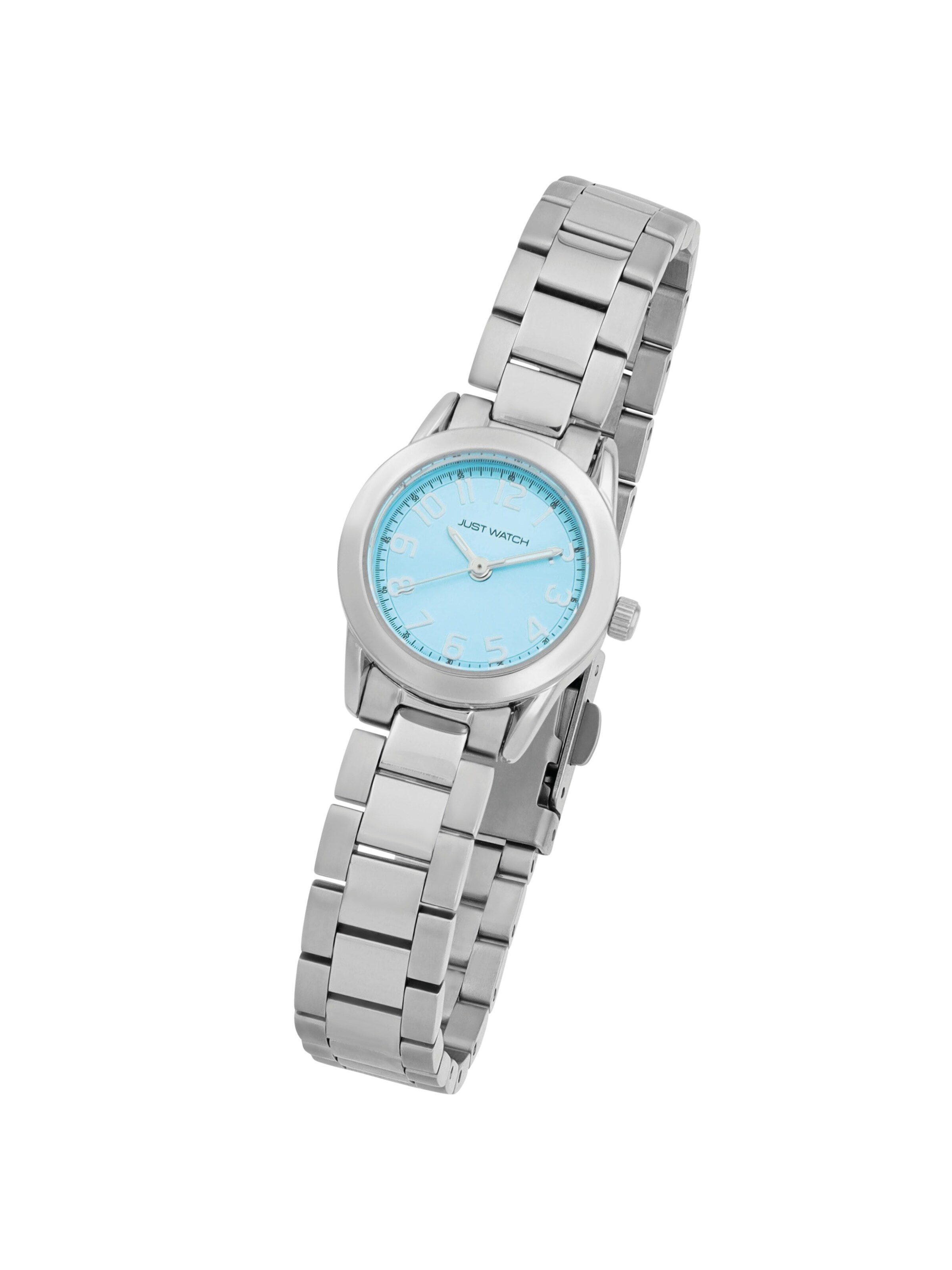Just Watch Analoguhr‌‌‌‌‌‌‌ in Silber: Vorderseite