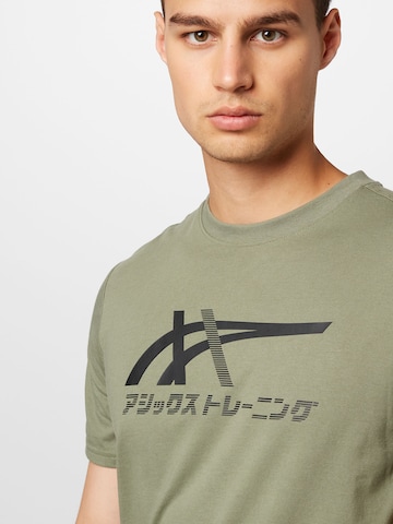 ASICS Performance shirt 'Tiger' in Green