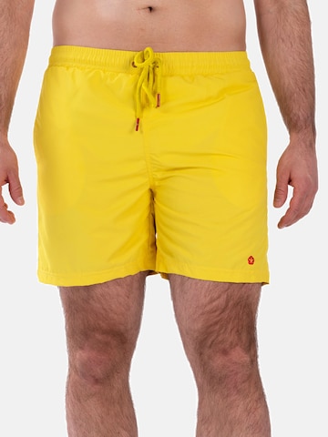 Maillot de bain Frozen Cape en jaune : devant