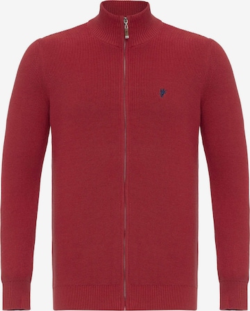 Vestes en maille 'BRANDON ' DENIM CULTURE en rouge : devant