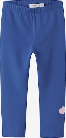 Skinny Leggings 'NMFLEIKA' de la NAME IT pe albastru: față