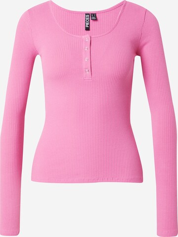 PIECES Shirt 'KITTE' in Pink: predná strana