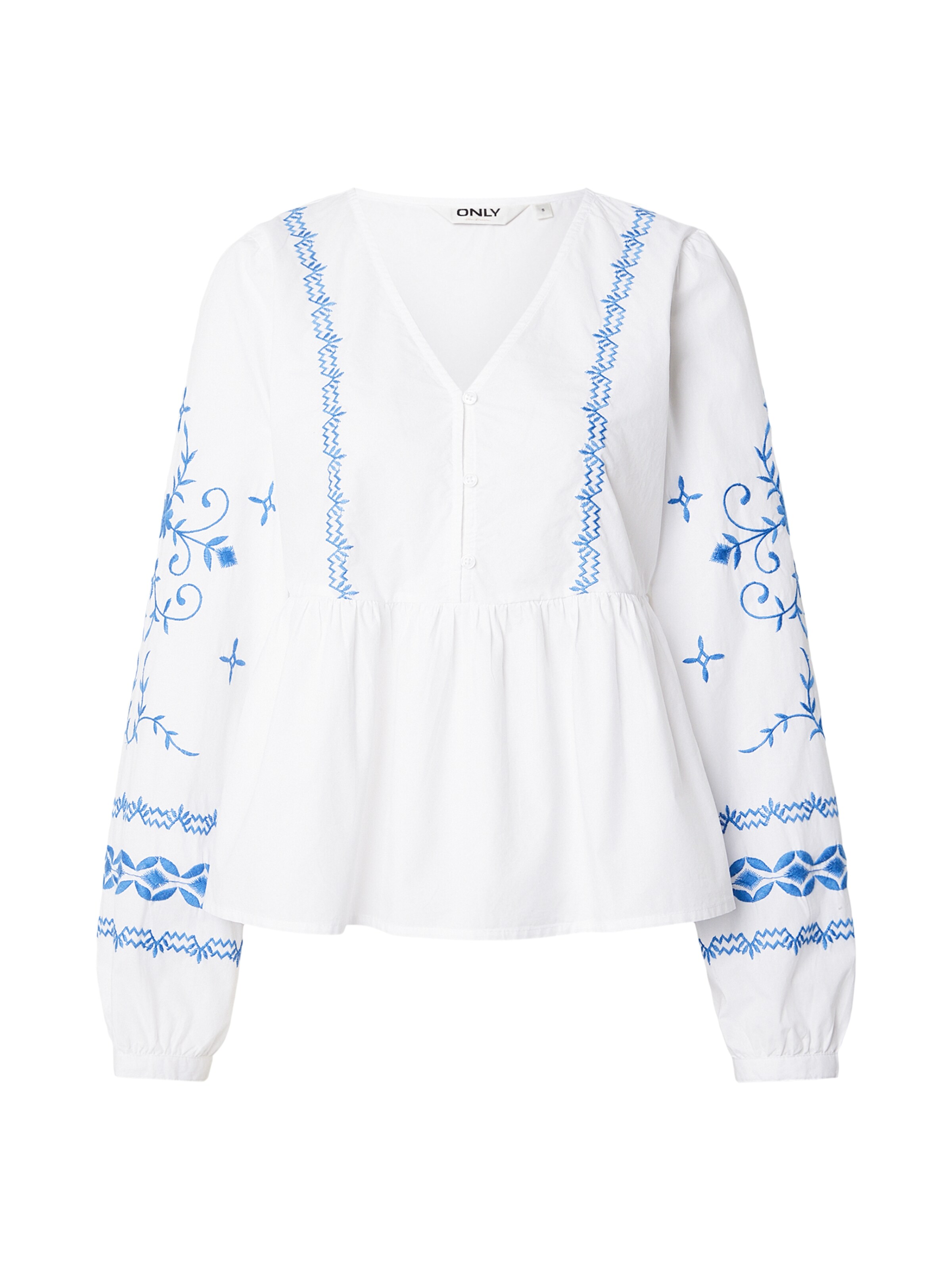 Camicia da donna 'ONLRUIKA' di ONLY in bianco: frontale