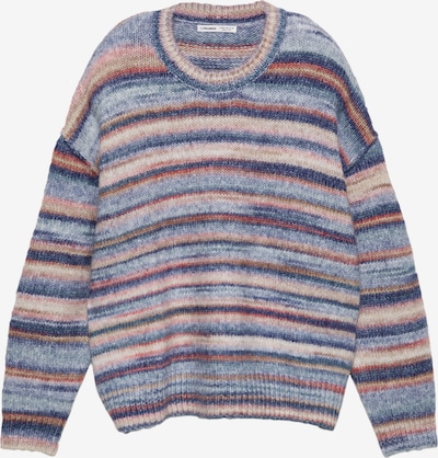 Pulover Pull&Bear pe albastru / opal / mauve / sângeriu, Vizualizare produs