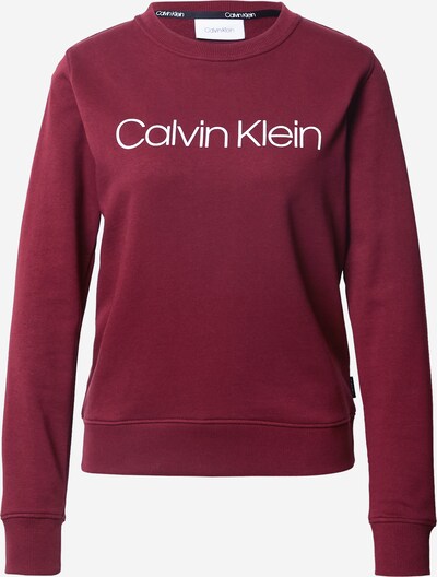 Felpa Calvin Klein di colore rosso vino / bianco, Visualizzazione prodotti