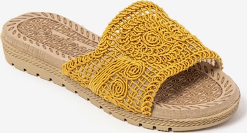 Brasileras Sandal 'Bohooz' in Yellow: front