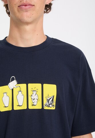 Volcom T-Shirt 'Before I Break' in Blau