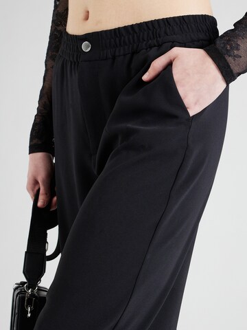 ONLY Wide leg Broek 'LEILA' in Zwart