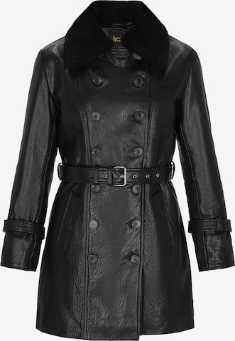 juoda faina Demisezoninis paltas: priekis