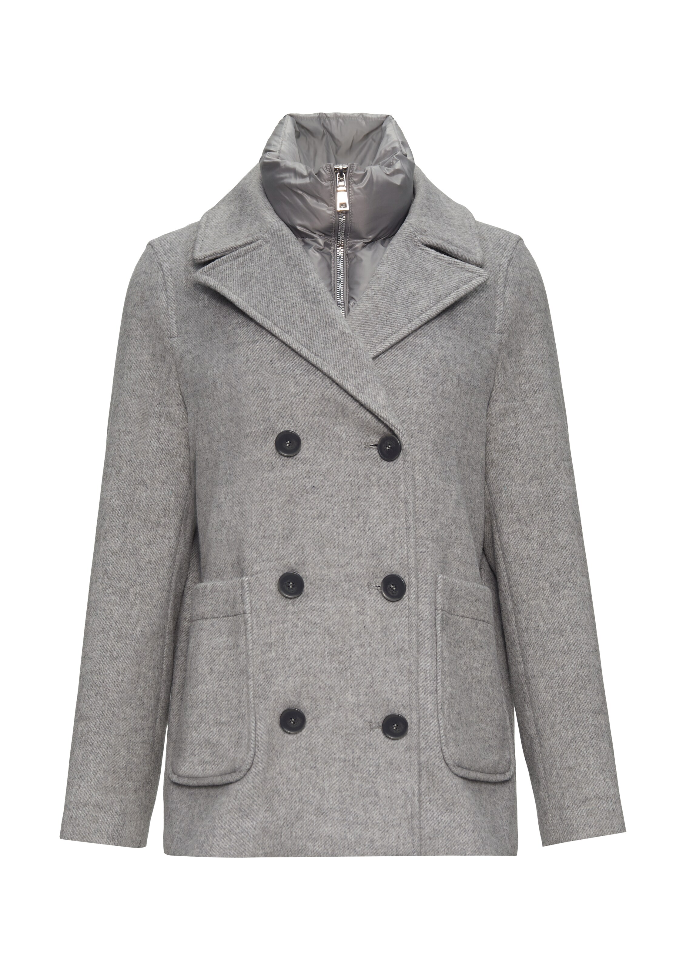 Veste mi-saison s.Oliver en gris : devant