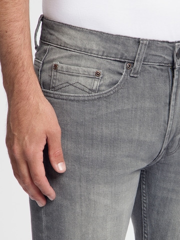 Maskovick Slim fit Jeans 'MASKOVICK - Heren Jeans - Slim Fit - Milano – Stretch - Denim Broek' in Grey