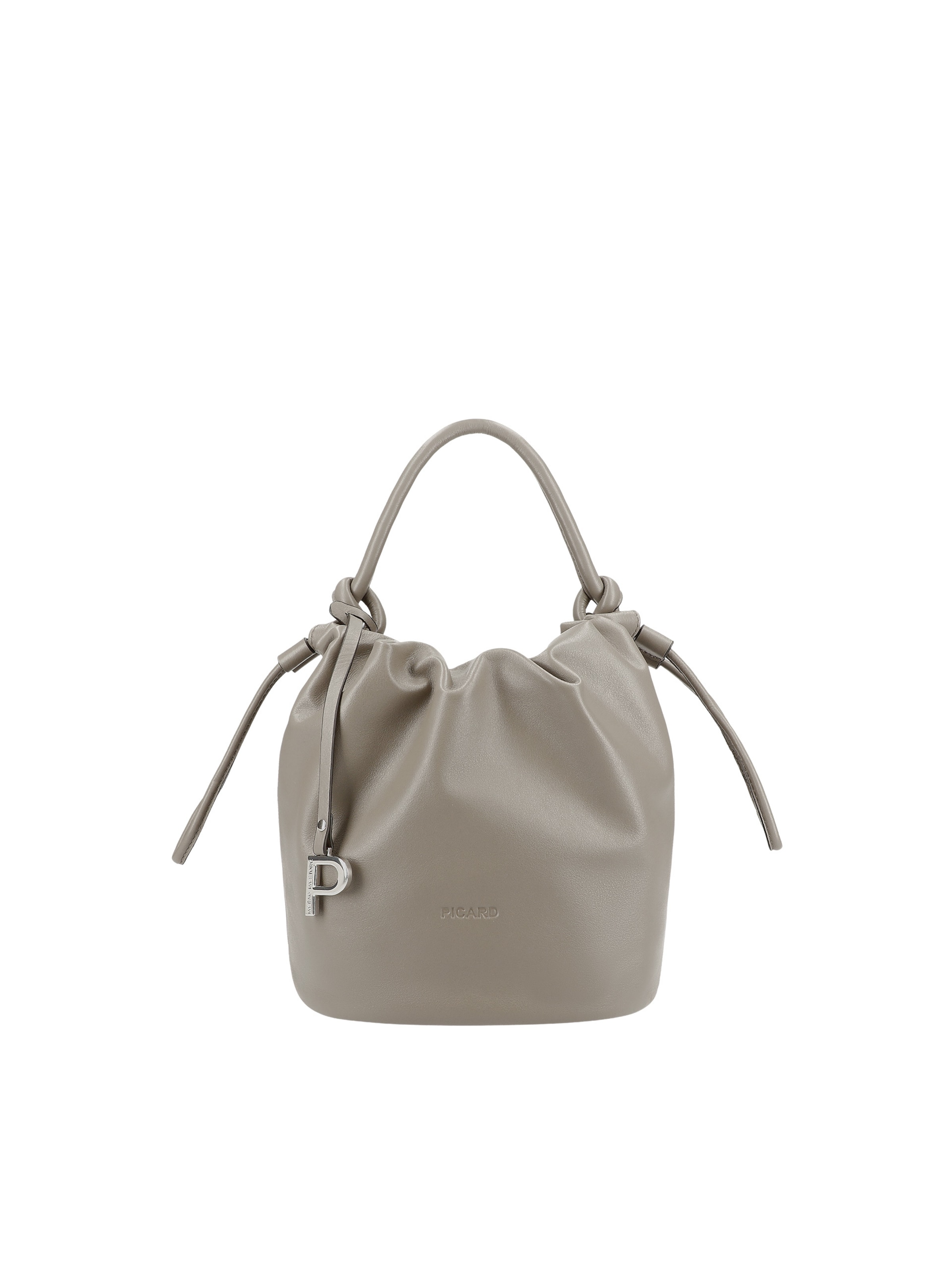 Picard Beuteltasche 'Dumpling Petite' in Grau: Vorderseite