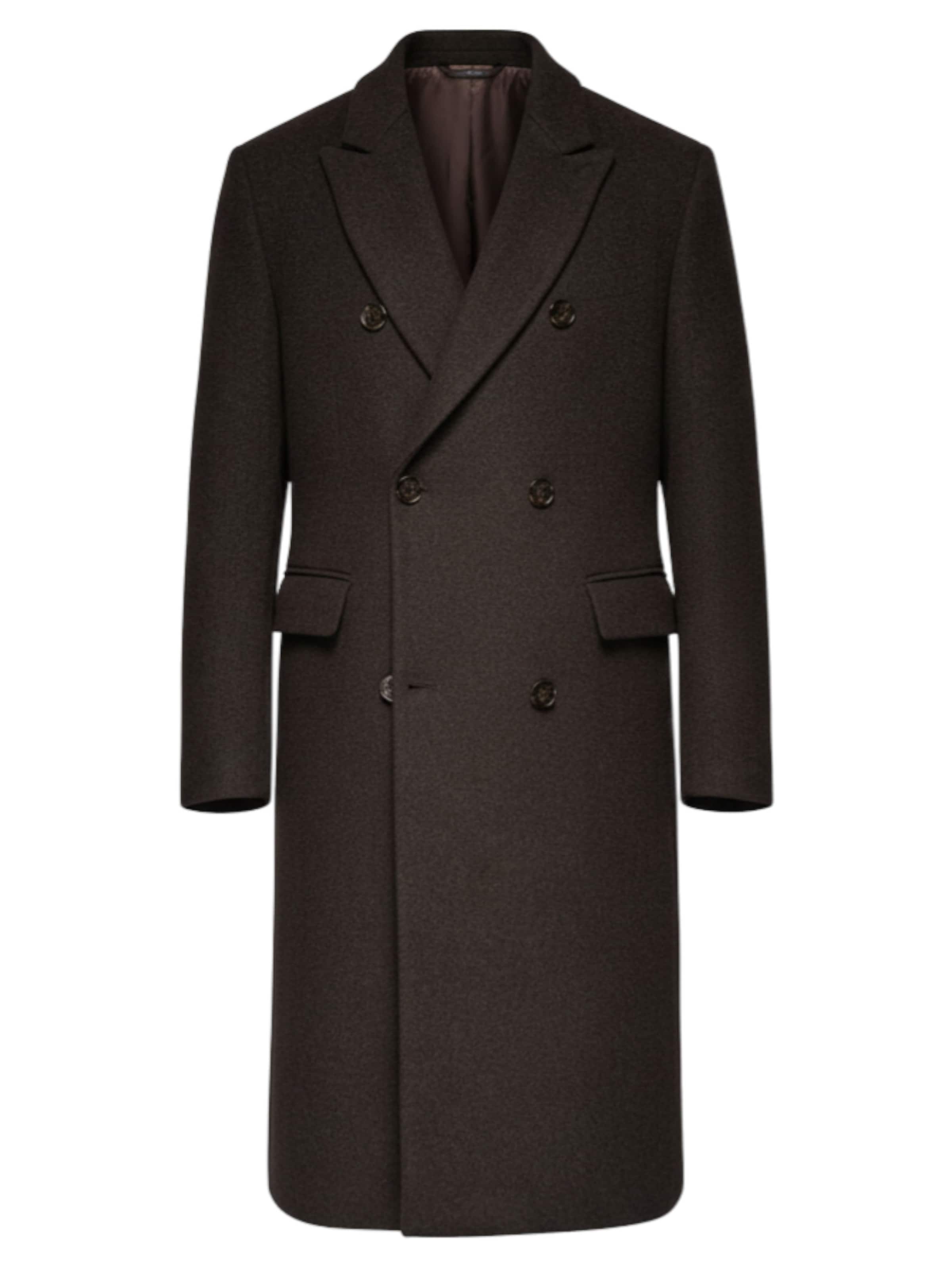 Ombre Winterjas in de kleur Bruin, Productweergave